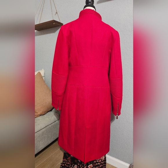 Stella McCartney Red Wool Coat - Picture 6 of 7